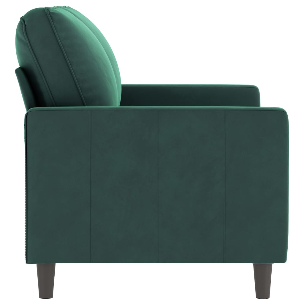 2-Sitzer-Sofa 120 cm Samt  in verschiedenen Farben