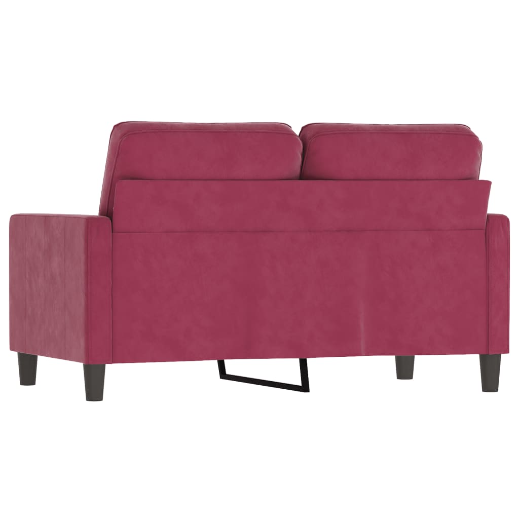 2-Sitzer-Sofa 120 cm Samt  in verschiedenen Farben