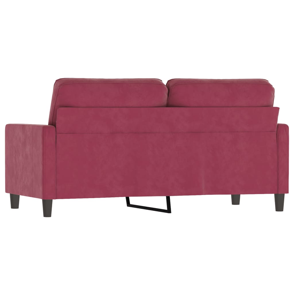 2-Sitzer-Sofa 140 cm Samt in verschiedenen Farben und Stilen