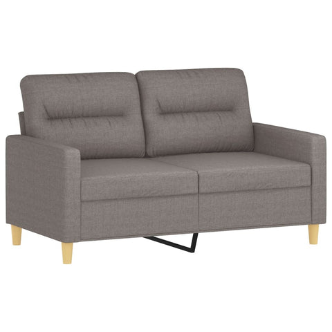 2-Sitzer-Sofa Taupe 120 cm Stoff