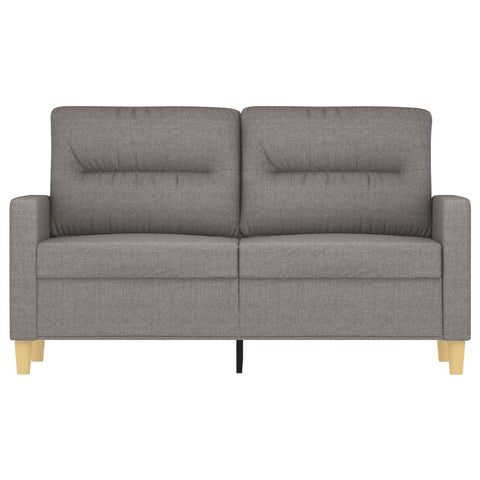 2-Sitzer-Sofa Taupe 120 cm Stoff