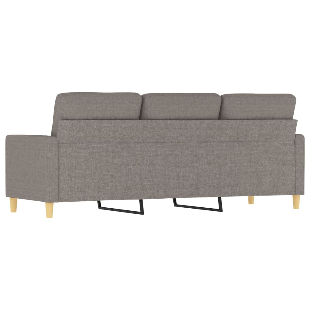 3-Sitzer-Sofa Taupe 180 cm Stoff