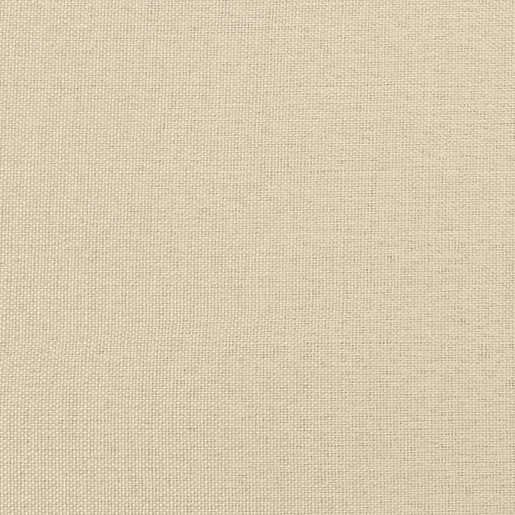 2-Sitzer-Sofa Creme 120 cm Stoff