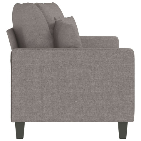 2-Sitzer-Sofa Taupe 140 cm Stoff