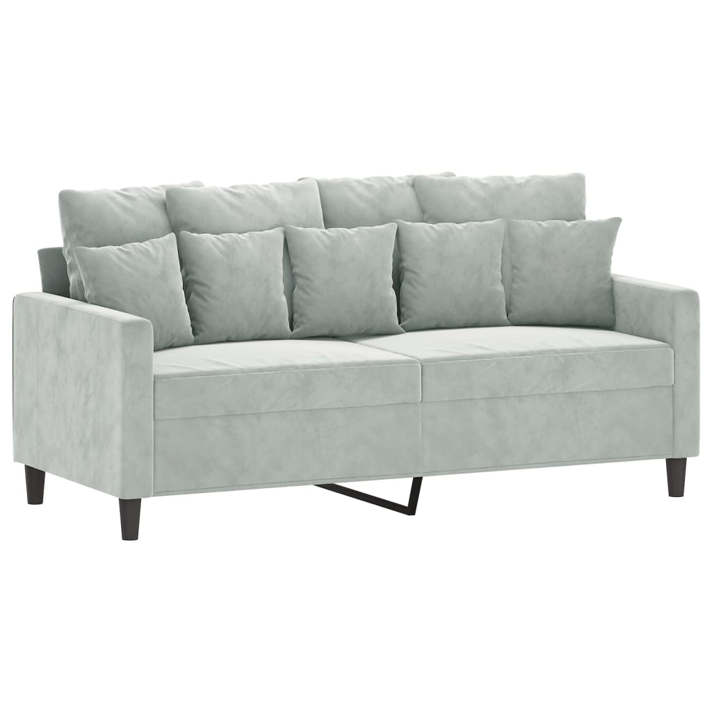 2-Sitzer-Sofa 140 cm Samt in verschiedenen Farben und Stilen