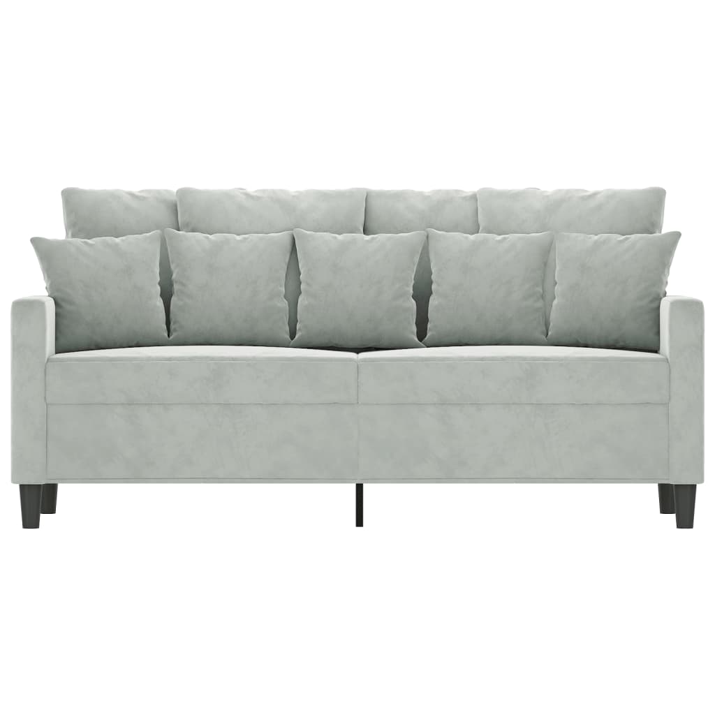 2-Sitzer-Sofa 140 cm Samt in verschiedenen Farben und Stilen