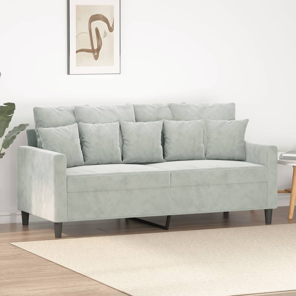 2-Sitzer-Sofa 140 cm Samt in verschiedenen Farben und Stilen