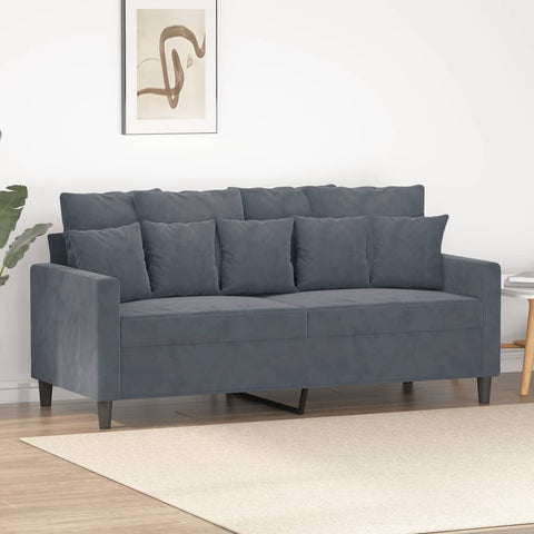 2-Sitzer-Sofa 140 cm Samt in verschiedenen Farben und Stilen