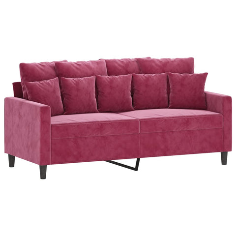 2-Sitzer-Sofa 140 cm Samt in verschiedenen Farben und Stilen