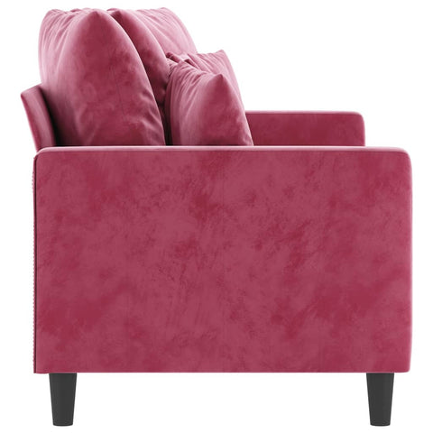 2-Sitzer-Sofa 140 cm Samt in verschiedenen Farben und Stilen