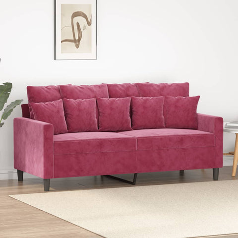 2-Sitzer-Sofa 140 cm Samt in verschiedenen Farben und Stilen