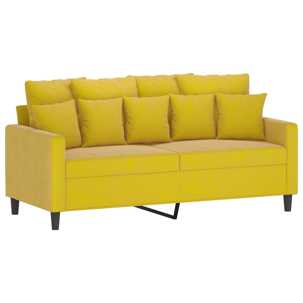 2-Sitzer-Sofa 140 cm Samt in verschiedenen Farben und Stilen