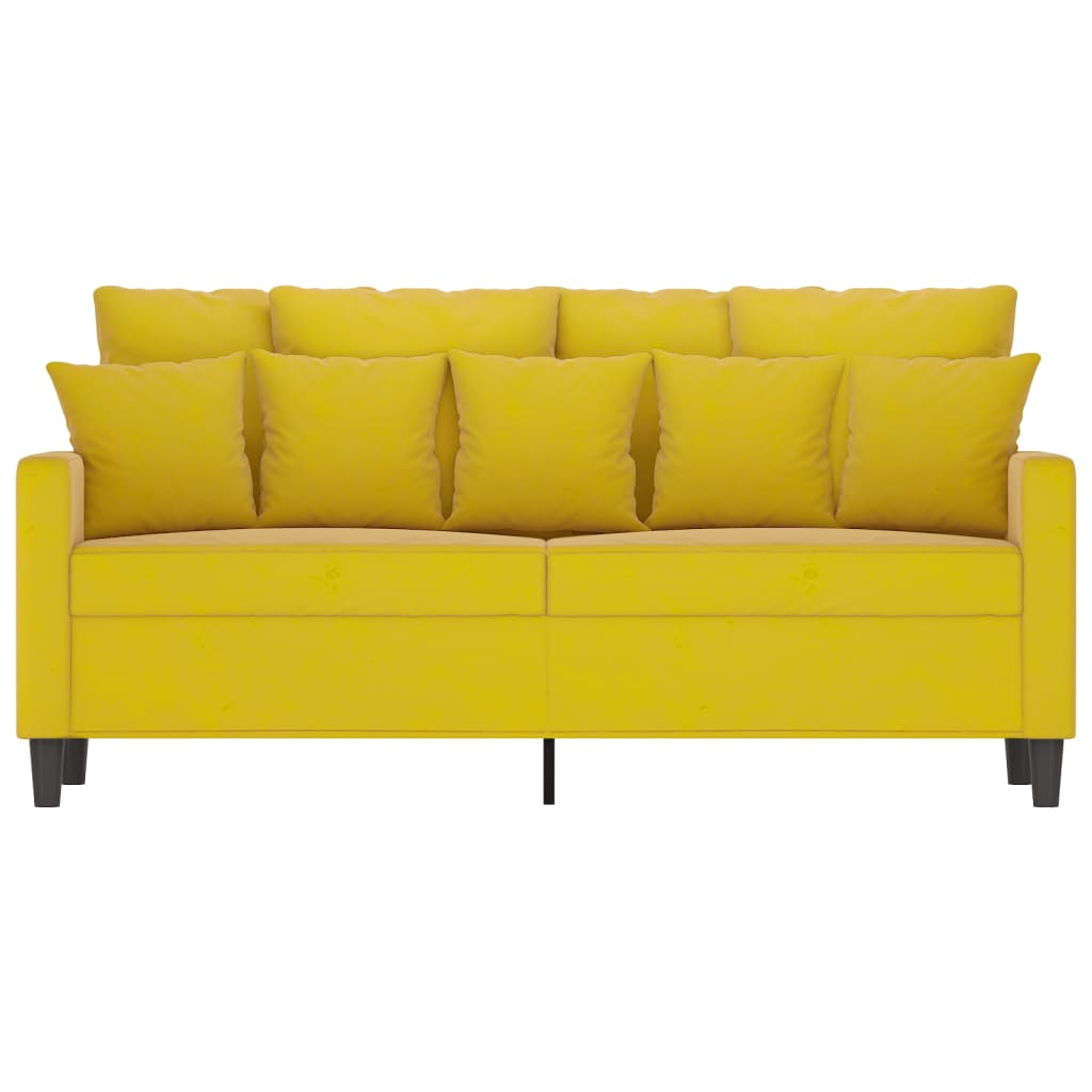 2-Sitzer-Sofa 140 cm Samt in verschiedenen Farben und Stilen