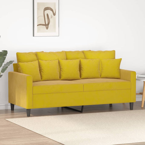 2-Sitzer-Sofa 140 cm Samt in verschiedenen Farben und Stilen