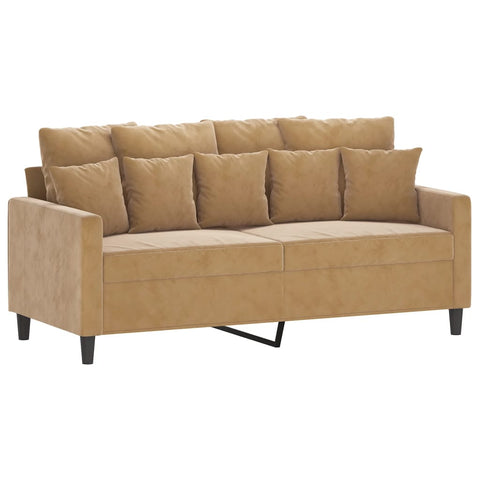 2-Sitzer-Sofa 140 cm Samt in verschiedenen Farben und Stilen