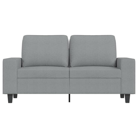 2-Sitzer-Sofa Hellgrau 120 cm Stoff