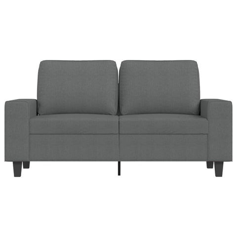 2-Sitzer-Sofa Dunkelgrau 120 cm Stoff