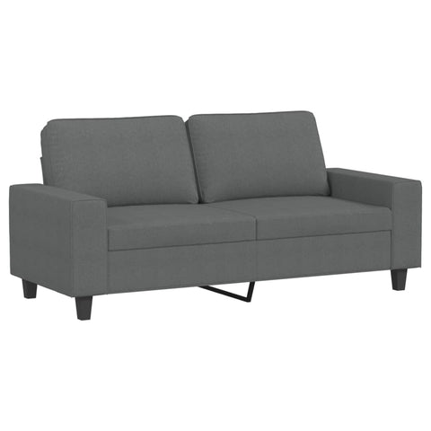 2-Sitzer-Sofa Dunkelgrau 140 cm Stoff