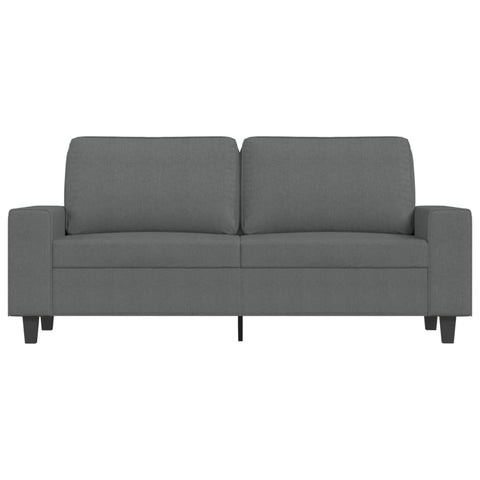 2-Sitzer-Sofa Dunkelgrau 140 cm Stoff