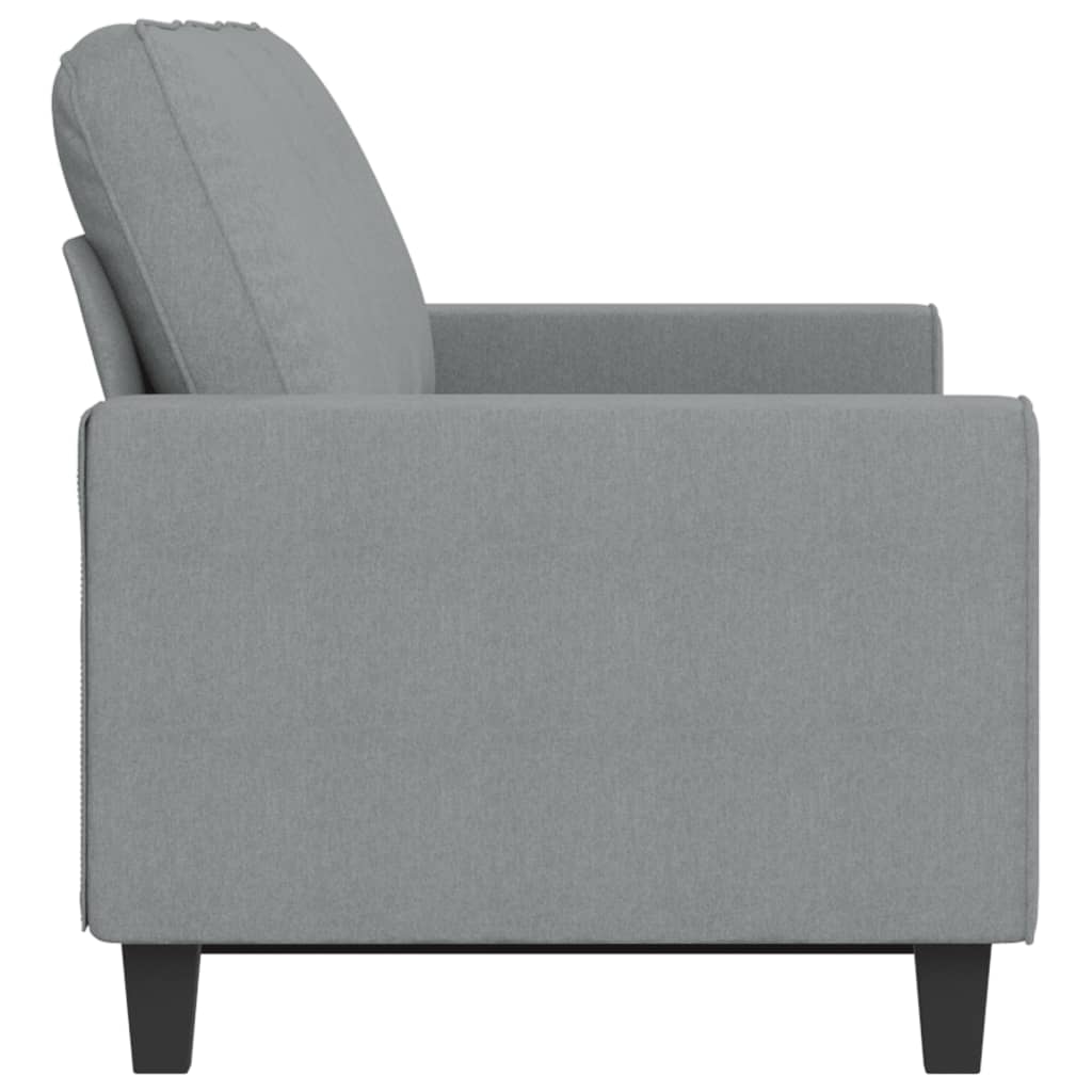 3-Sitzer-Sofa Hellgrau 180 cm Stoff