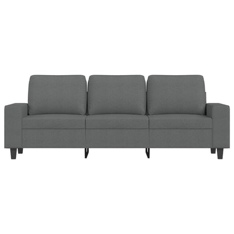 3-Sitzer-Sofa Dunkelgrau 180 cm Stoff