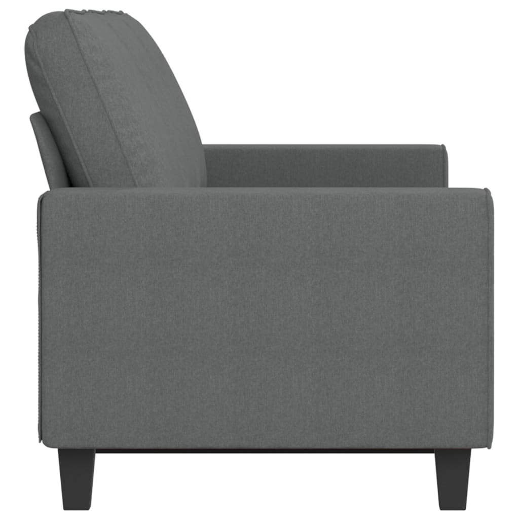 3-Sitzer-Sofa Dunkelgrau 180 cm Stoff