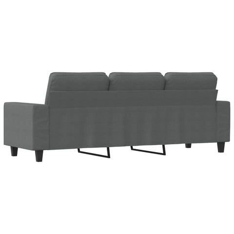 3-Sitzer-Sofa Dunkelgrau 180 cm Stoff