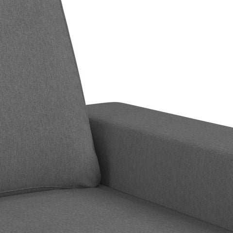 3-Sitzer-Sofa Dunkelgrau 180 cm Stoff