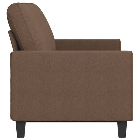 3-Sitzer-Sofa Braun 180 cm Stoff