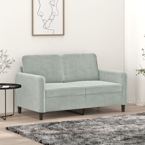 2-Sitzer-Sofa 120 cm Samt in verschiedenen Farben