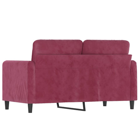 2-Sitzer-Sofa 120 cm Samt in verschiedenen Farben