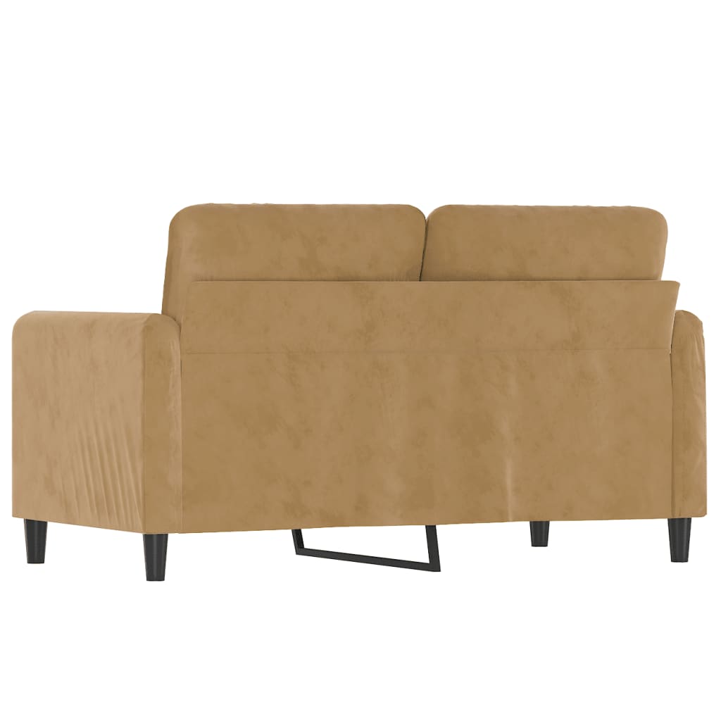 2-Sitzer-Sofa 120 cm Samt in verschiedenen Farben