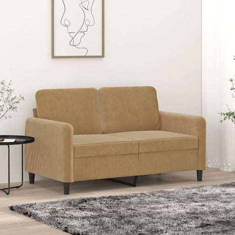 2-Sitzer-Sofa 120 cm Samt in verschiedenen Farben