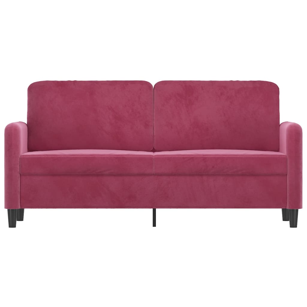 2-Sitzer-Sofa 140 cm Samt in verschiedenen Farben und Stilen