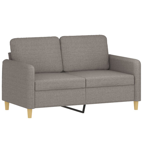 2-Sitzer-Sofa Taupe 120 cm Stoff