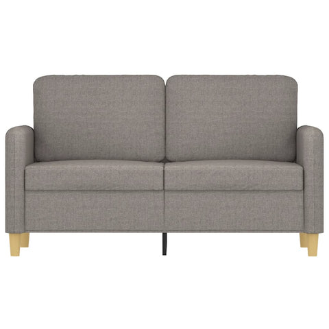 2-Sitzer-Sofa Taupe 120 cm Stoff