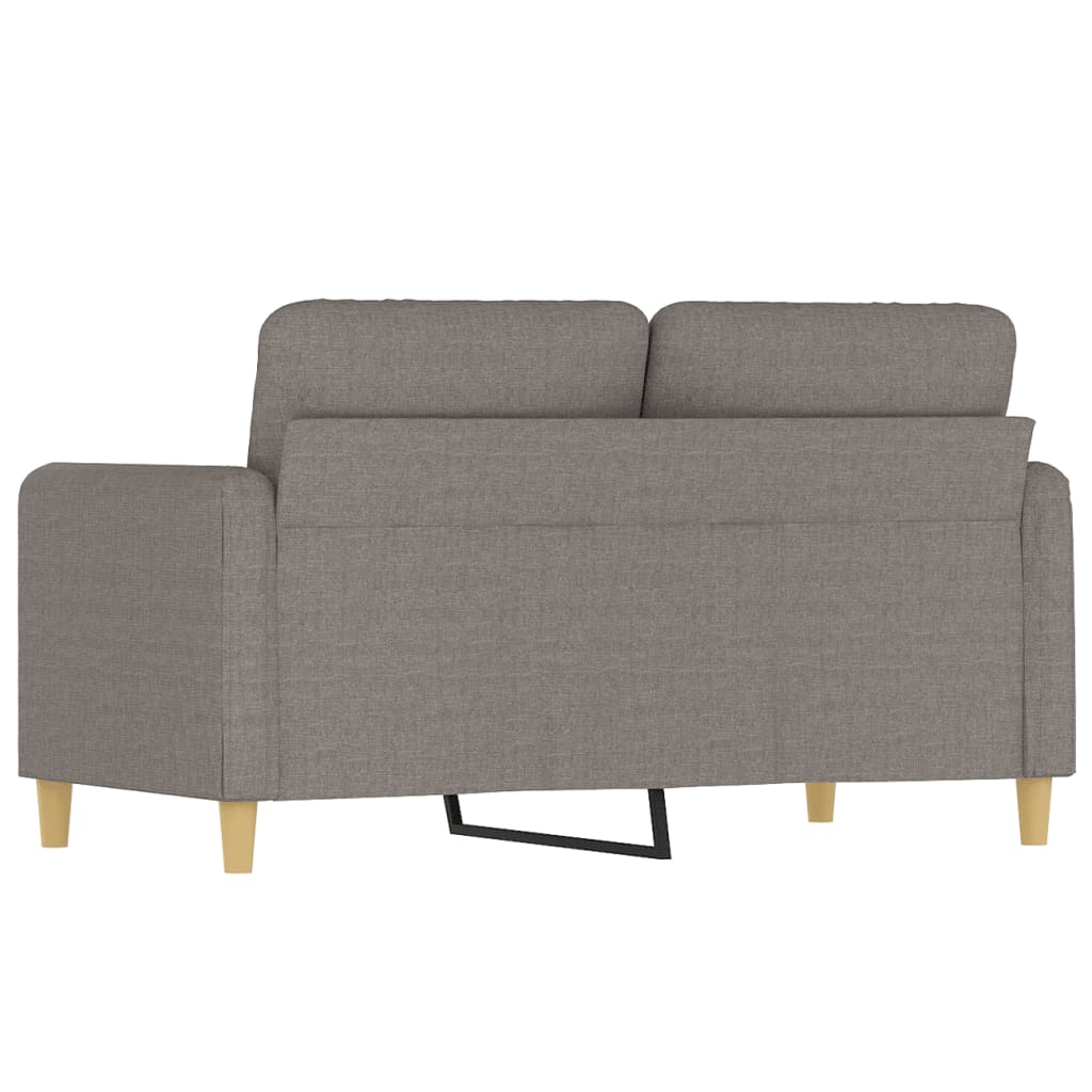 2-Sitzer-Sofa Taupe 120 cm Stoff