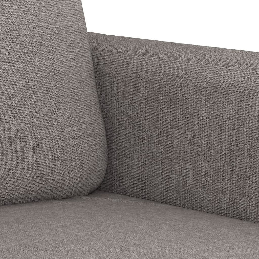 2-Sitzer-Sofa Taupe 120 cm Stoff