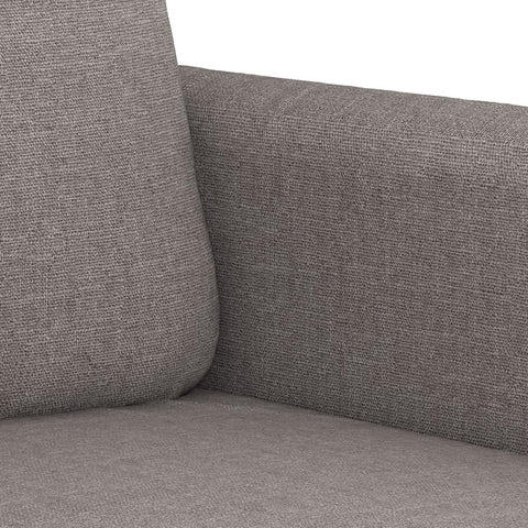 2-Sitzer-Sofa Taupe 120 cm Stoff