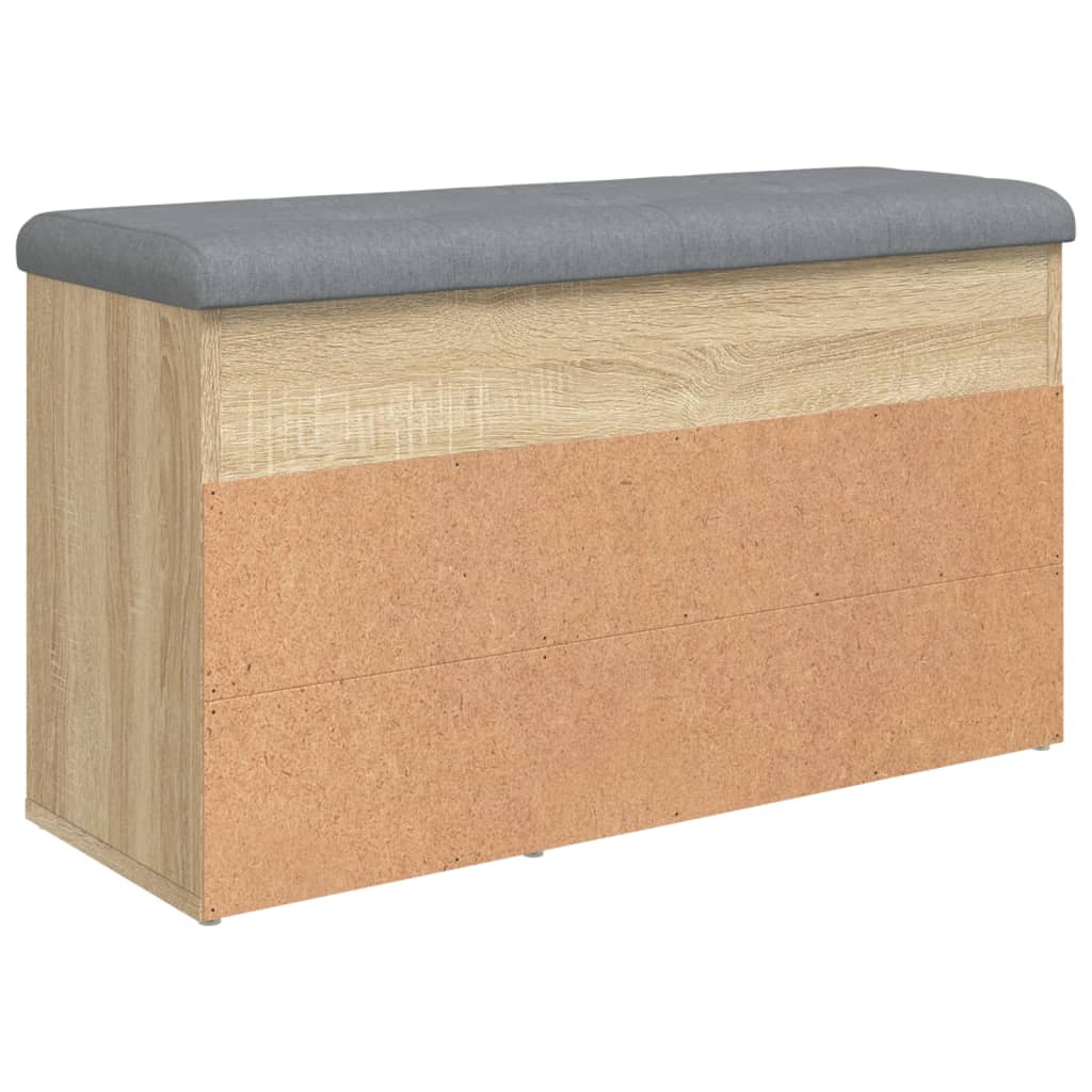 Schuhbank Sonoma-Eiche 82x32x45,5 cm Holzwerkstoff