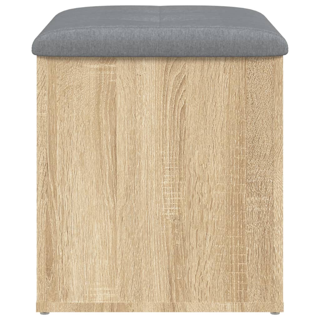 Sitzbank mit Stauraum Sonoma-Eiche 42x42x45 cm Holzwerkstoff