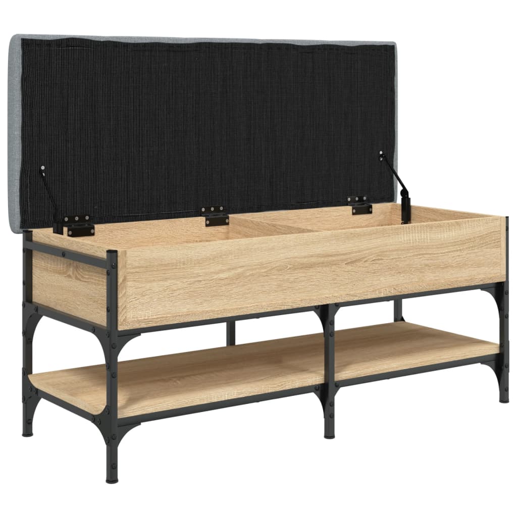 Schuhbank Sonoma-Eiche 102x42x45 cm Holzwerkstoff