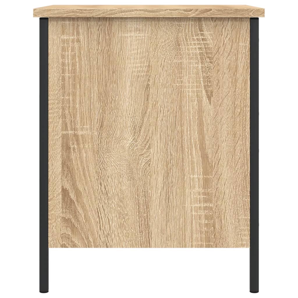 Sitzbank mit Stauraum Sonoma-Eiche 40x42,5x50 cm Holzwerkstoff