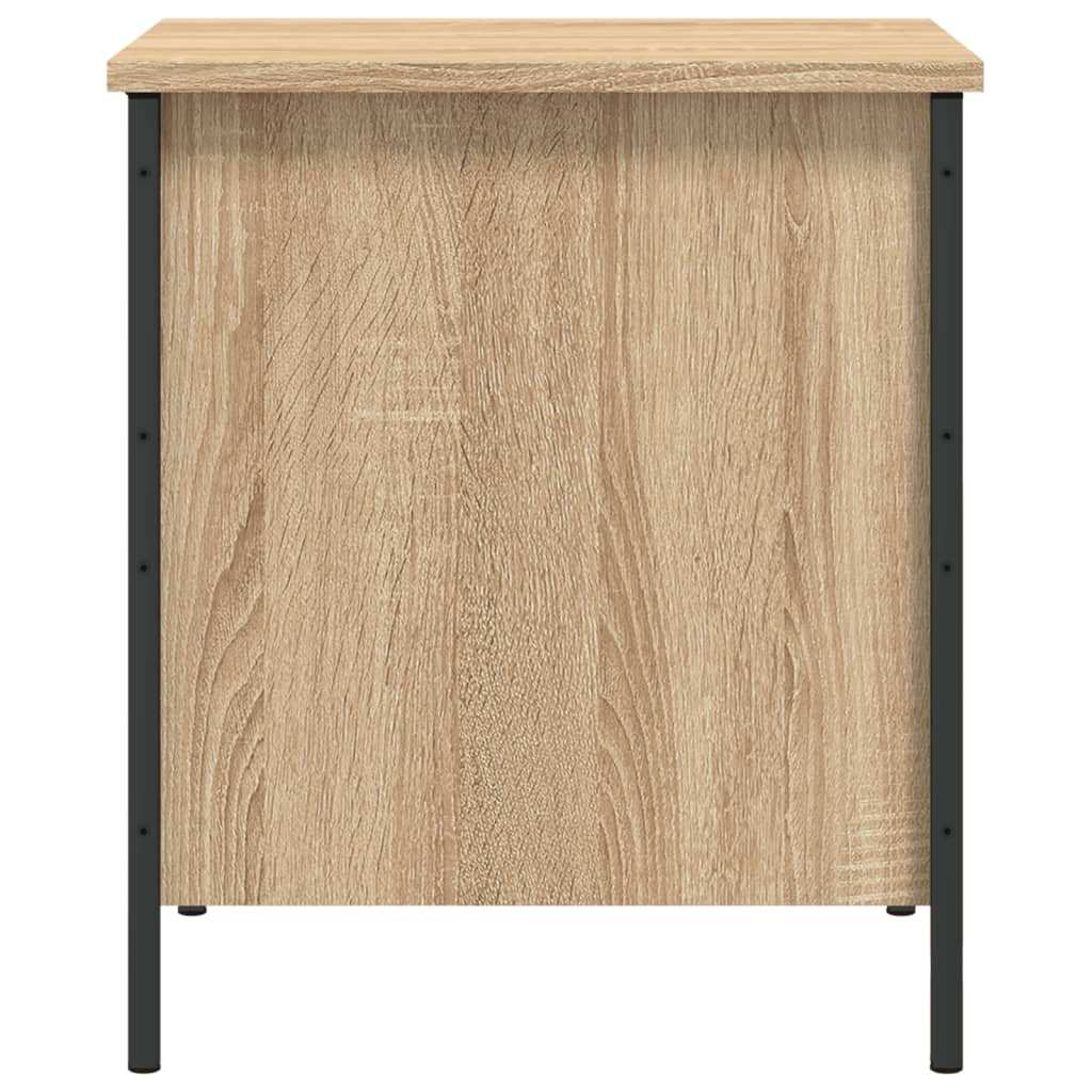 Sitzbank mit Stauraum Sonoma-Eiche 40x42,5x50 cm Holzwerkstoff