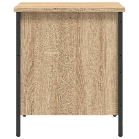 Sitzbank mit Stauraum Sonoma-Eiche 40x42,5x50 cm Holzwerkstoff