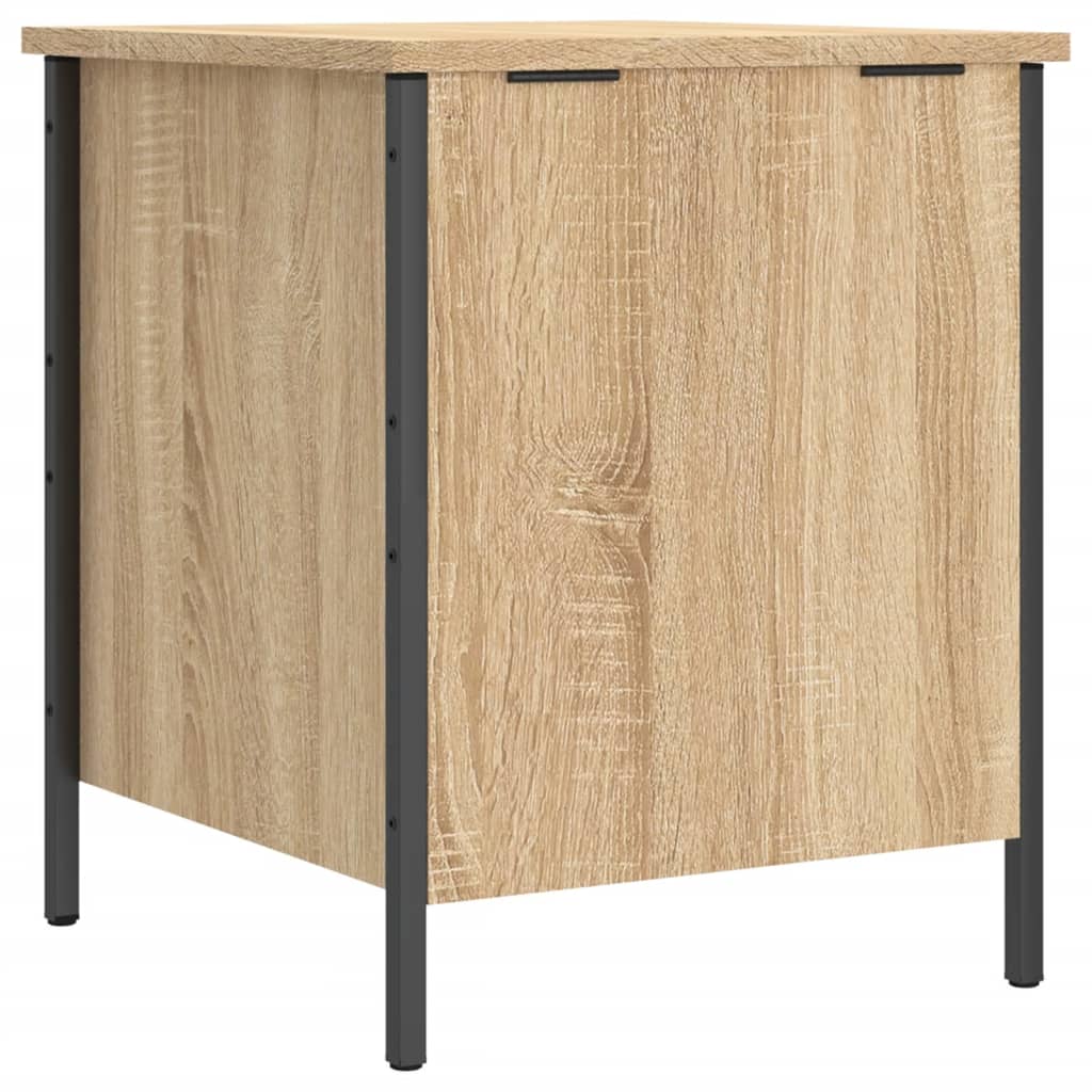 Sitzbank mit Stauraum Sonoma-Eiche 40x42,5x50 cm Holzwerkstoff