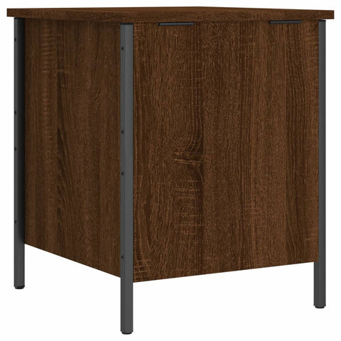 Sitzbank mit Stauraum Braun Eiche 40x42,5x50 cm Holzwerkstoff