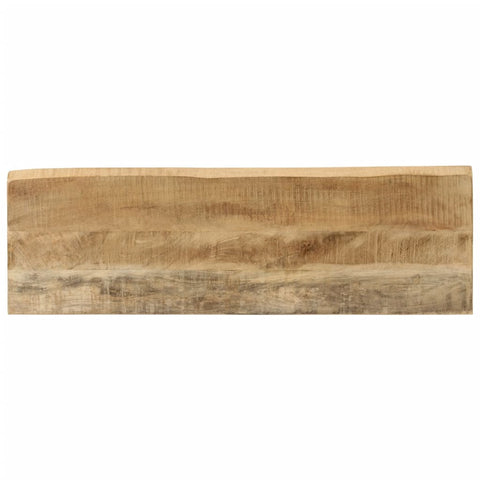 Konsolentisch mit Baumkante 105x33x76 cm Massivholz Mango