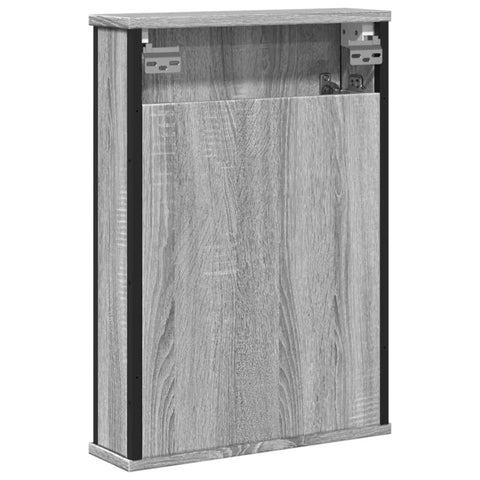 Bad-Spiegelschrank Grau Sonoma 42x12x60 cm Holzwerkstoff