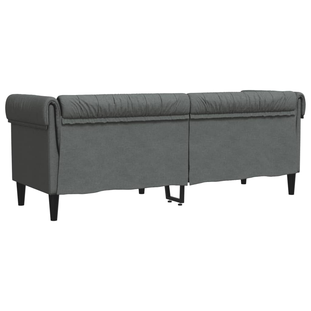 3-Sitzer Chesterfield-Sofa mit Stoffbezug – klassisches Design, 201,5 cm breit, komfortabel und langlebig